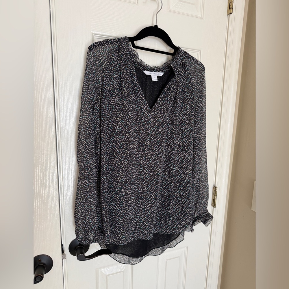 Diane Von Furstenberg Multicolor Patterned Blouse